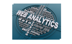 Graphic image on post of web analytics